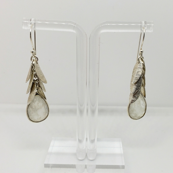 Jewelry - Sterling Gemstone Drop Earrings